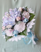 Свадебный букет. Конфеты "Рафаэло". Цена 2500рублей 